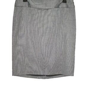 The Limited Collection Womens Pencil Skirt Gray Straight Knee Stretch Sz 6 NEW
